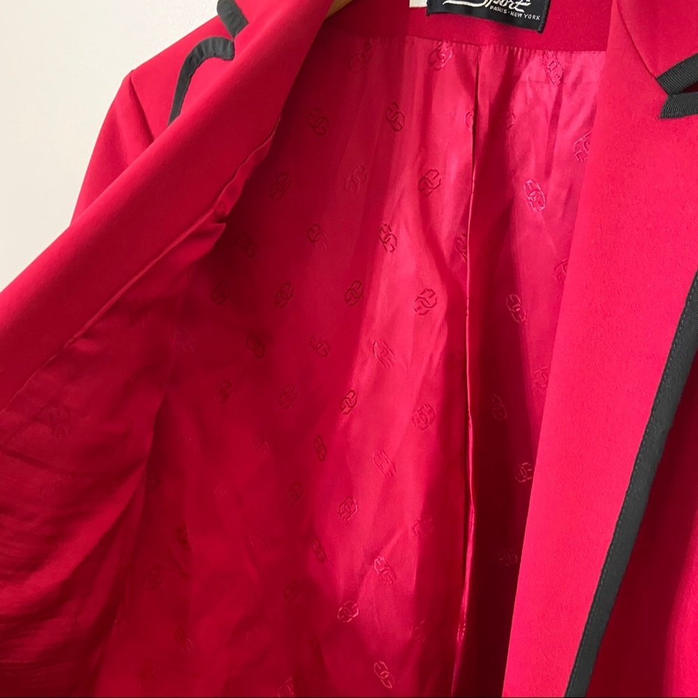GIVENCHY Vintage Red Blazer 12 - Picture 7 of 7